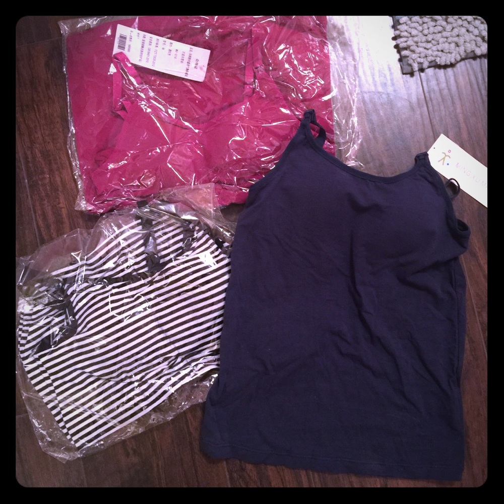 Nursing Tank tops w/ built in bra!